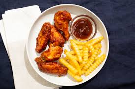 Wings With Fries